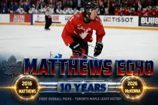 Gavin McKenna projected #1 overall NHL Draft 2026 pick by Toronto Maple Leafs after winning May 5 draft lottery