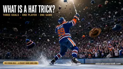What is a hat trick in hockey explainer: three goals in one game, the Fedora Rule origin, and Gretzky 50 career record