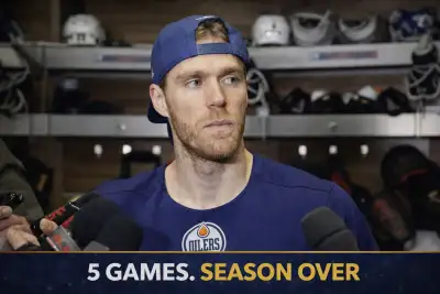 Connor McDavid Edmonton Oilers captain speaking to media about McDavid Gudas suspension and NHL player safety reform