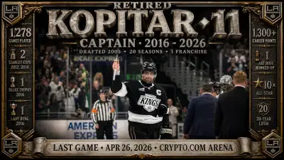 Anze Kopitar Los Angeles Kings captain after Game 4 elimination loss to Colorado Avalanche April 2026 retirement announcement rebuild article