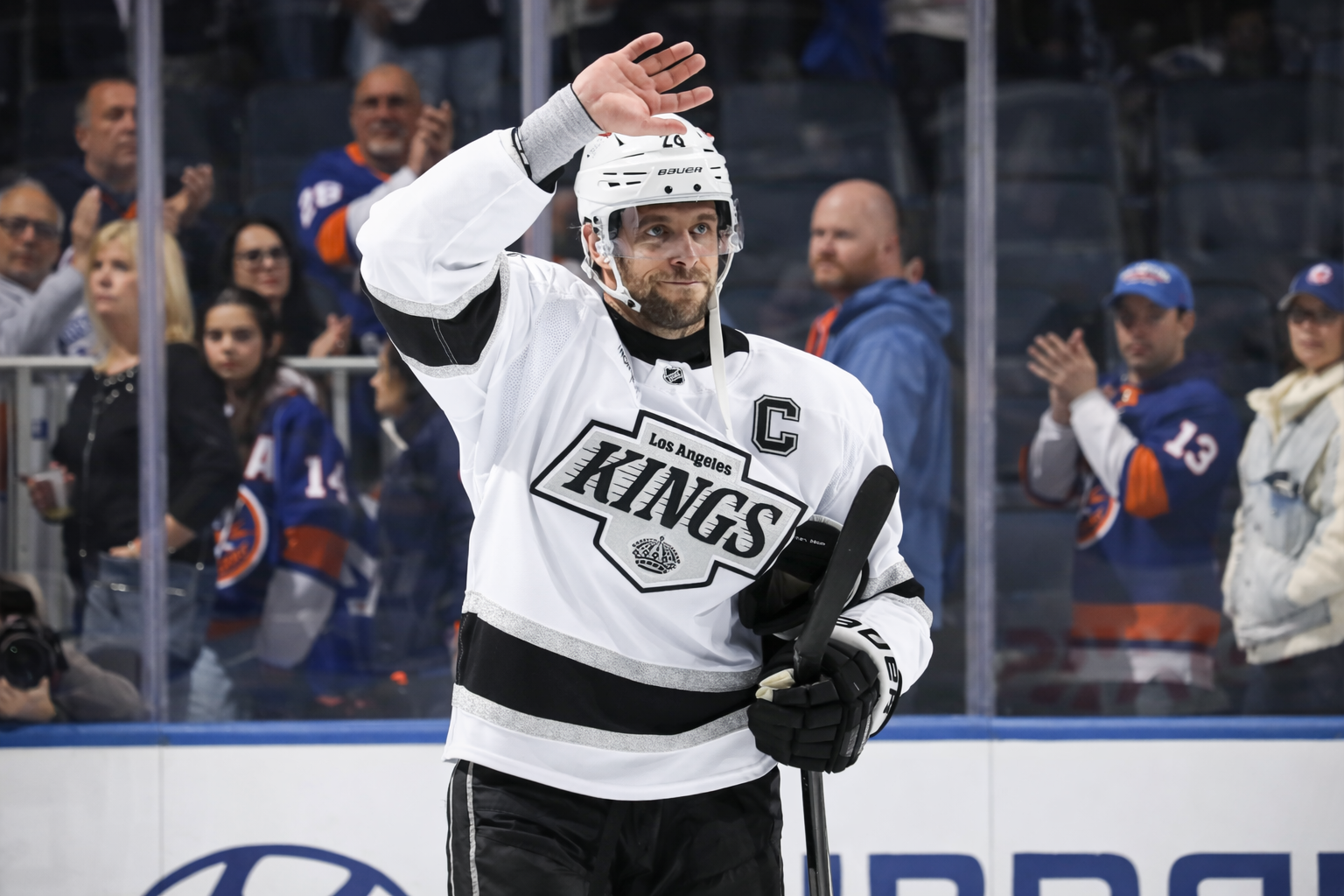 Anze Kopitar skating for Los Angeles Kings in 2026 farewell season one point from all-time scoring record