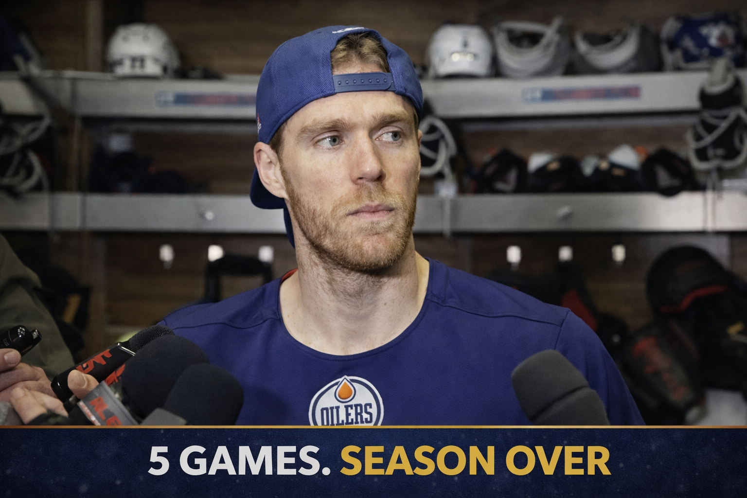 Connor McDavid Edmonton Oilers captain speaking to media about McDavid Gudas suspension and NHL player safety reform