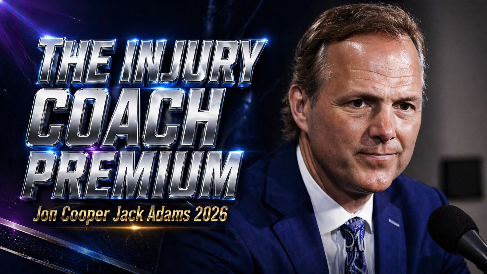 Jon Cooper behind the Tampa Bay Lightning bench during the 2025-26 NHL season, navigating a Jack Adams Award race.