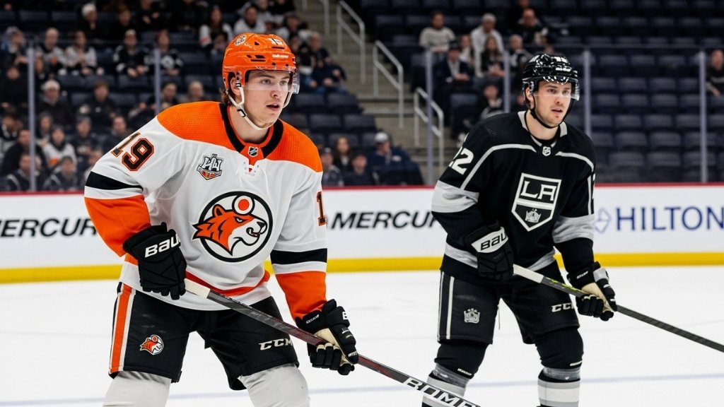 Ducks Kings Rookie Faceoff